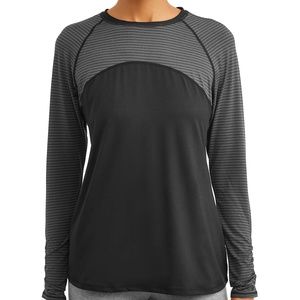 Avia Active Wear Top 3x Grey/Black NWT